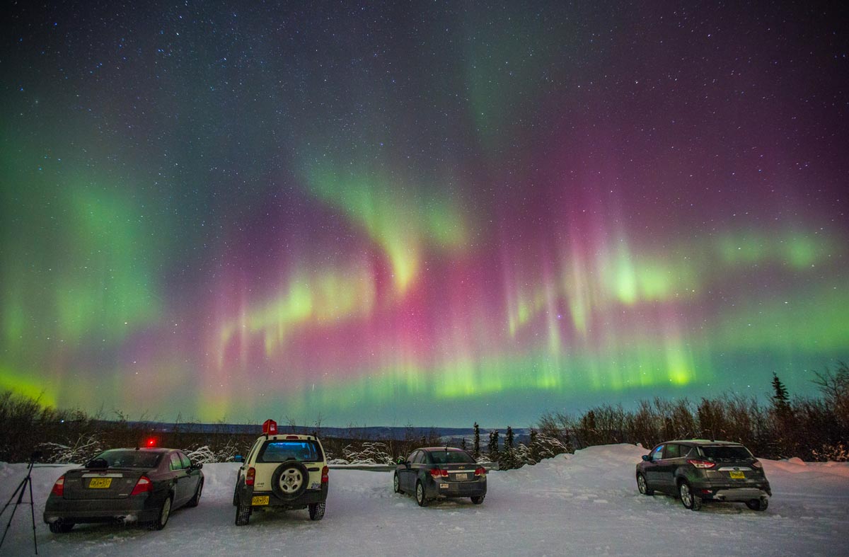 Weirdness of Alaska 2 northern lights