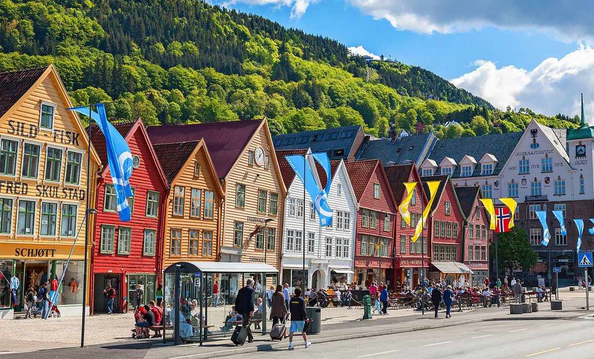 Experience the Western Fjords of Norway 3 The aesthetic wooden trading houses of Bryggen, Bergen, Norway.
