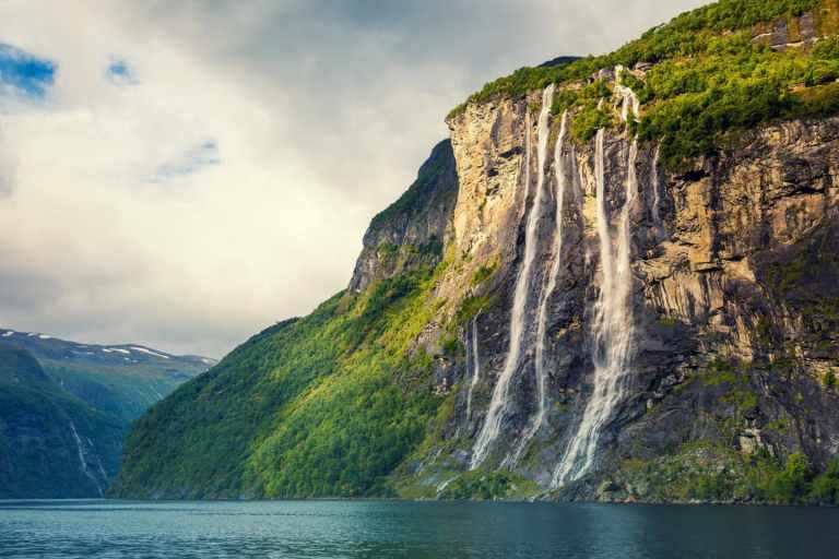 Our Forbes Featured Pick - Norway: Western Fjords Adventure 4 We visit the Seven Sisters Waterfall in Geirangerfjord, Western Fjords, by RIB boat