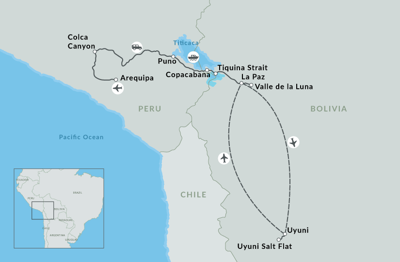 <span>Peru & Bolivia:</span> From Salt Flats to Sacred Lakes Adventure 8 peru bolivia f
